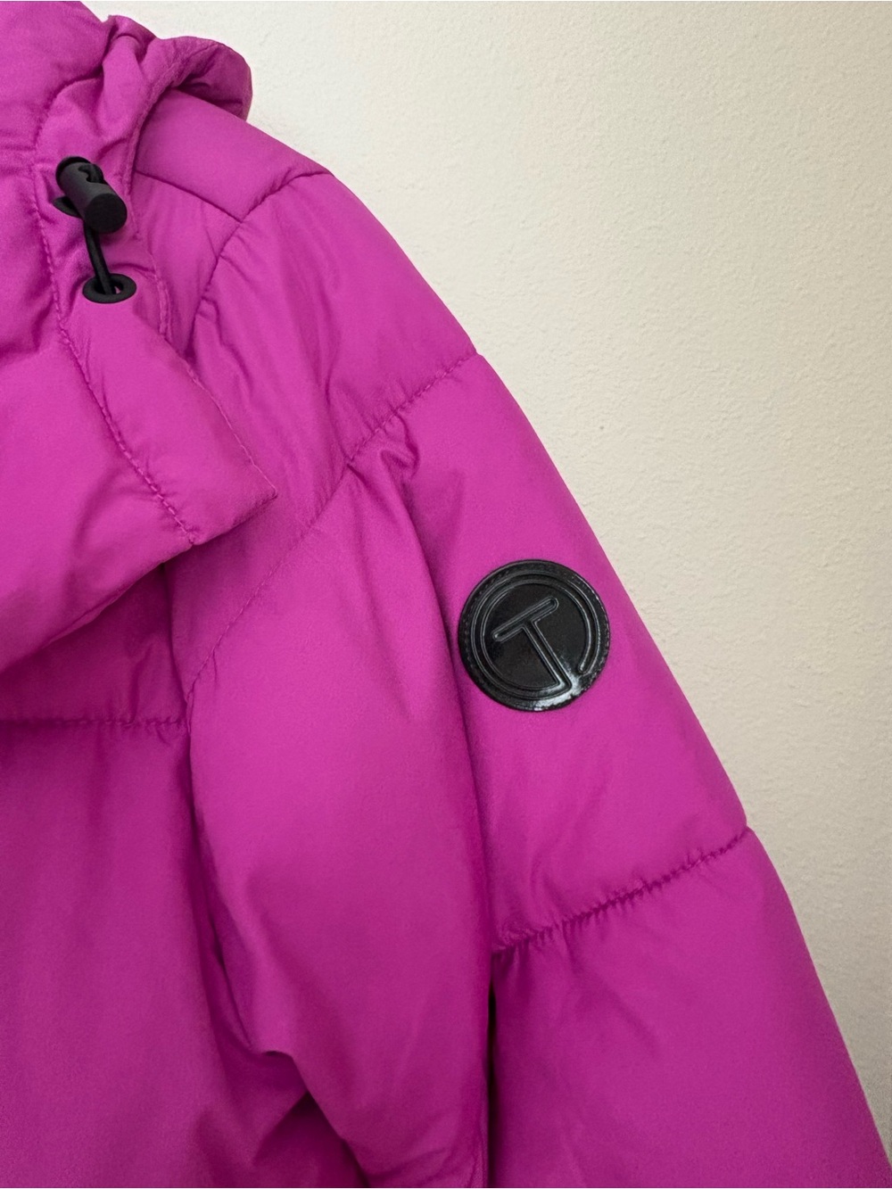 Talbots womens Puffer Jacket in Bright Magenta - Picture 3 of 6